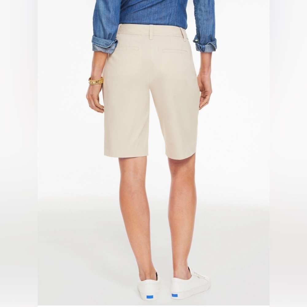 TALBOTS- Women's Classic Tan Bermuda Shorts